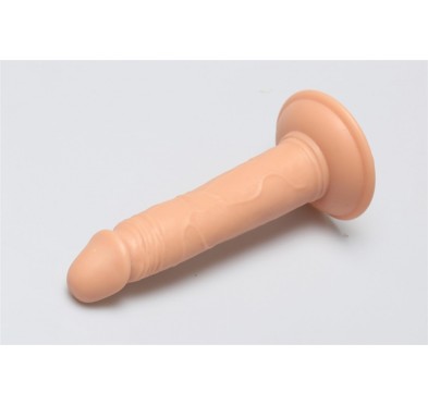 Duży gruby żylasty penis dildo z przyssawka 19 cm